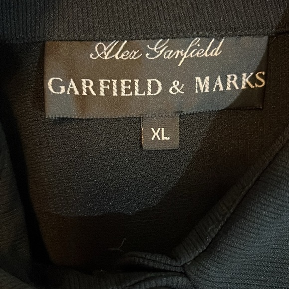 Garfield & Marks Vintage Knit Blazer Suit Jacket Womens Size XL 6 Button Black - Picture 5 of 6